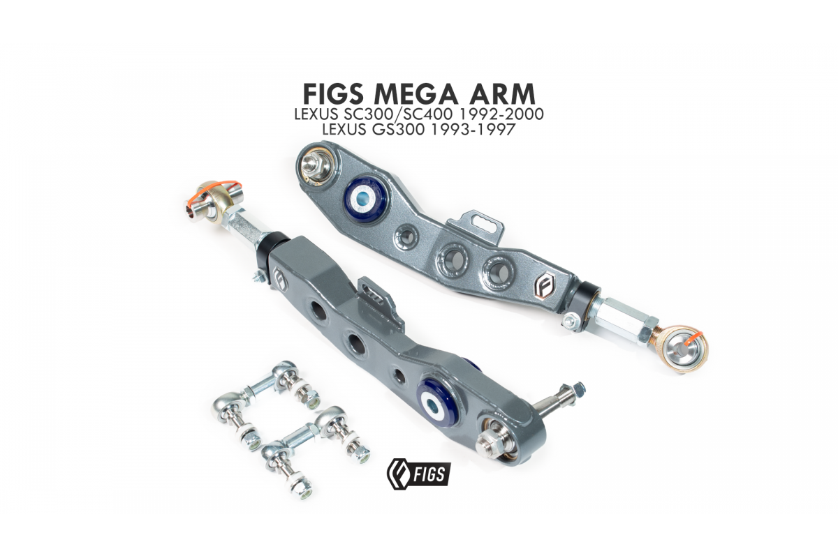 REAR ADJUSTABLE MEGA ARM LCA RACE VERSION SC300 SC400 1GS